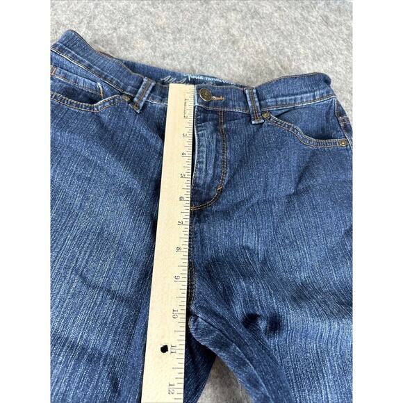 Gloria Vanderbilt Capri Blue Jeans Womens 8P All Around Slimming Effect - Picture 3 of 10